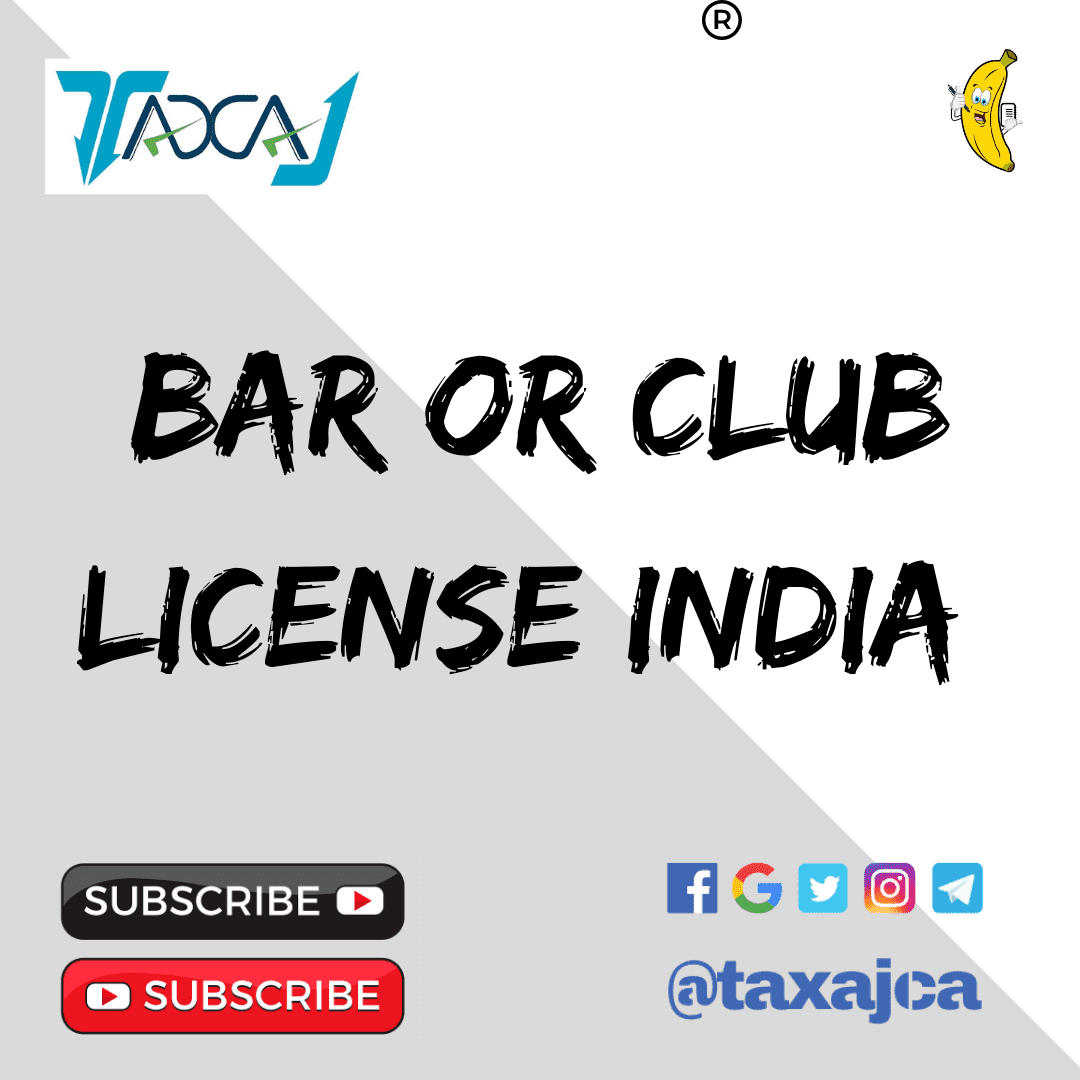 Beer Bar License in India Club License in India